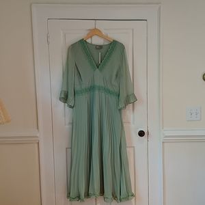 Asos mint maxi dress